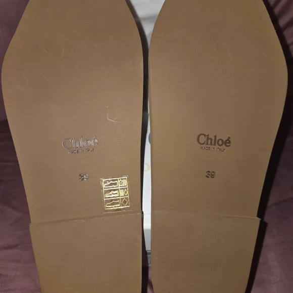 Chloe Woody Lace Sandal Size 39 Ballad Blue - Picture 4 of 6